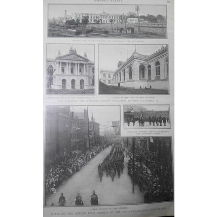 Harper's Weekly September 9, 1899. Booker T Washington on Africa; Dewey Arch etc