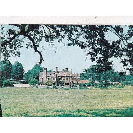 Burley Manor Hotel Burley Hampshire Postcard unused VGC