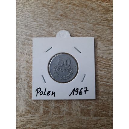 Polen 50 Groszy 1967 Münze.