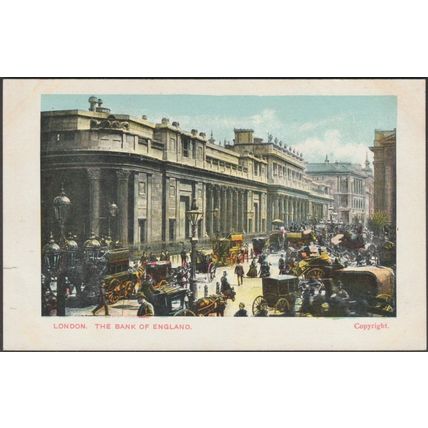 The Bank of England, London, c.1905 - Postcard
