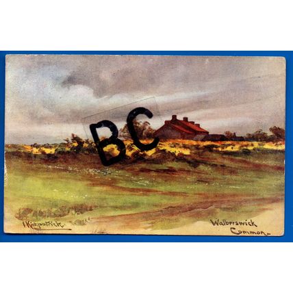 Art Postcard Walberswick Common Suffolk Nr Blythburgh Southwold Dunwich
