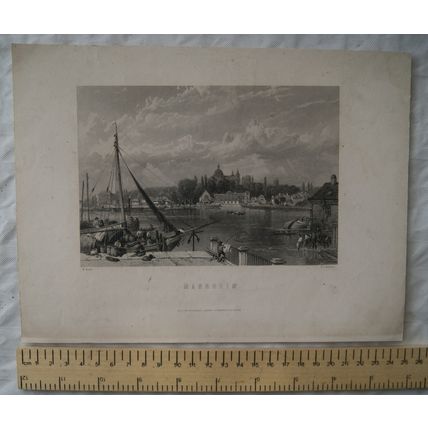 Vintage engraving - Mannhein