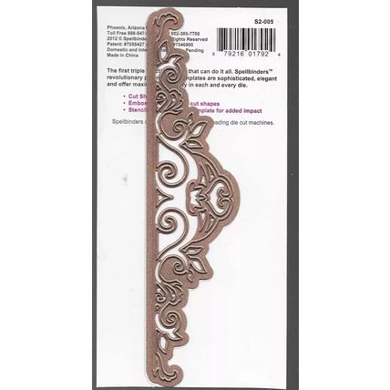 Spellbinders. Flourish Trim Die. Die Cutting Cardmaking Scrapbooking Crafts