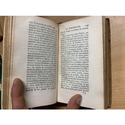 1774 "SERMONS DE M MASSILLON EVEQUE DE CLERMONT" VOL 3 RELIGIOUS BOOK (P3)