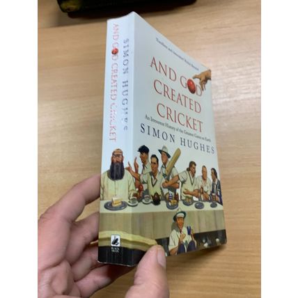 2000 SIMON HUGHES "AND GOD CREATED CRICKET" SPORTS PAPERBACK BOOK (P3)