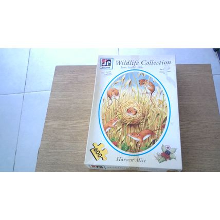 WILDLIFE COLLECTION: HARVEST MICE Jigsaw Puzzle (600 Piece) J R Puzzles