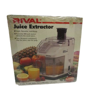 Vintage Rival Electric Juice Vegetable Extractor Model 965 White Kitchen