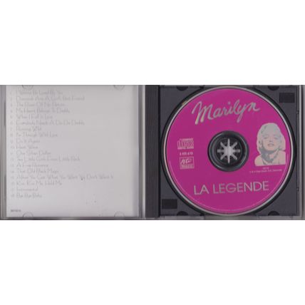Marilyn Monroe : La Legende. (1992) CD Album