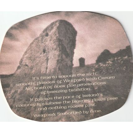BEER MAT - LETT'S BREWERY (IRELAND) - WEXFORD IRISH ALE - (Cat 001) - (1996)
