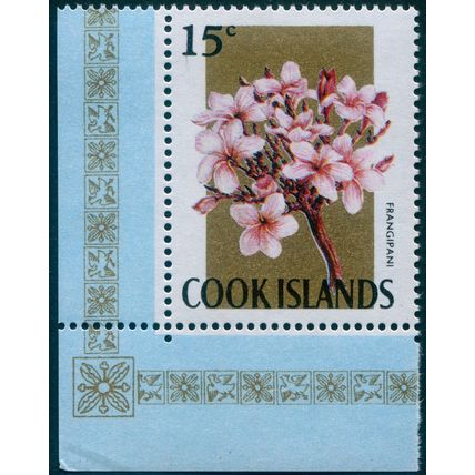 Cook Islands 1967 15c Frangipani SG239A MNH