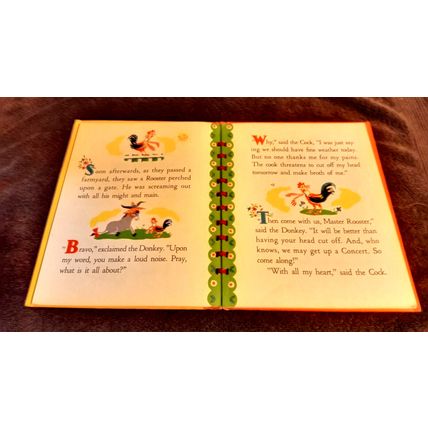 The Traveling Musicians Bonnie Book Illustrated By Dolli Tingle 1946 Great Shape