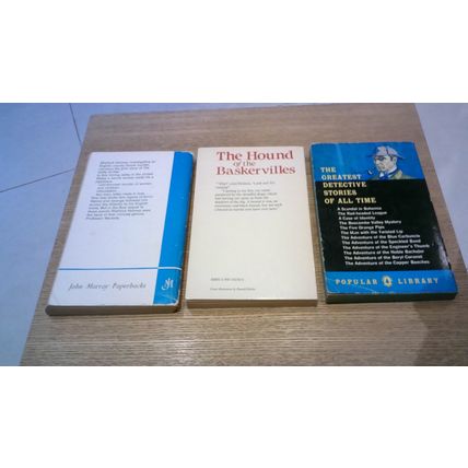 Sherlock Holmes - 3 X Paperback Books (VINTAGE Editions)
