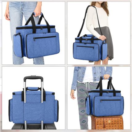 LUXJA Sewing Machine Carrying Bag with Removable Padding Pad, Travel Case for Se