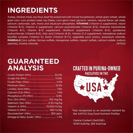 Purina ONE True Instinct with a Blend of Real Turkey and Venison Dry Dog Food -