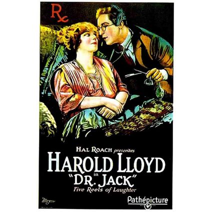 Dr. Jack (1922)_0 Movie Film Poster Canvas iconic design