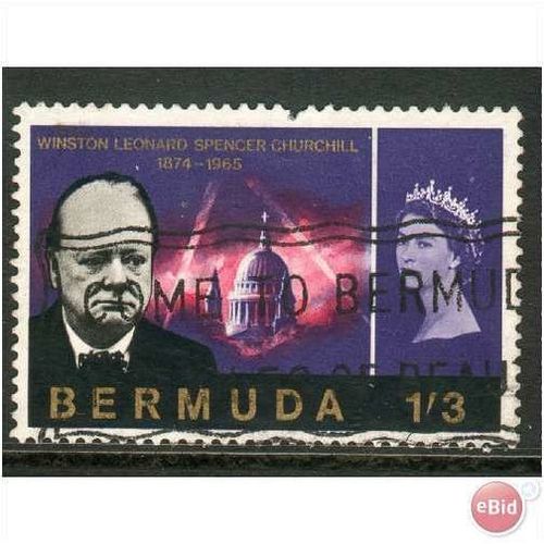 Bermuda stamps 1966 - SG192 Winston Churchill Memorial Issue - used