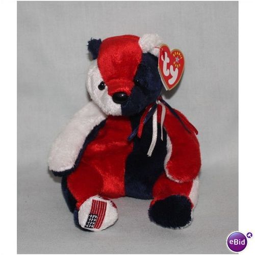 2001 Ty Beanie Babies Patriot the Bear with Tag