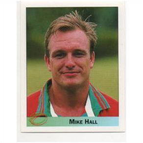 Merlin Rugby World Cup 1995 sticker No.216 Mike Hall