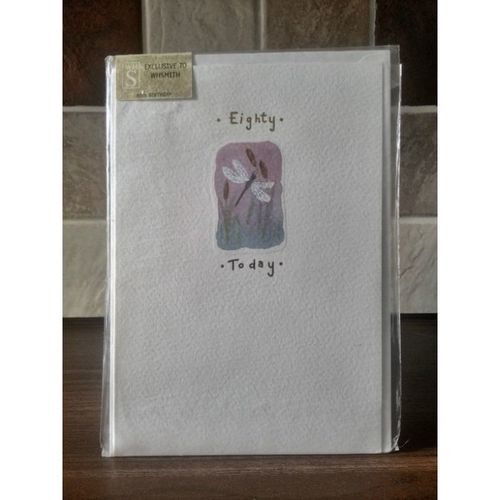 80th birthday card - Eighty - Today - WHSmith Card