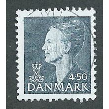 DEN 1997 4.50KR 'QUEEN MARGRETHE II' FINE USED (EBID43-058)