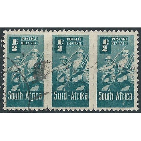 South Africa 1942 SG97 1/2d Blue-Green Unit Fine Used . ..