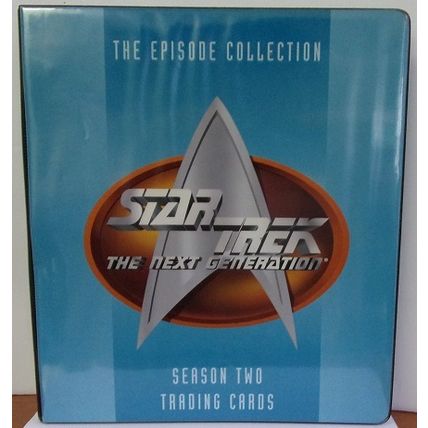 STAR TREK ' THE NEXT GENERATION ' season TWO BINDER (1995)