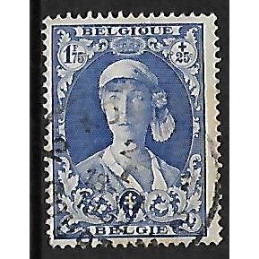 BELGIUM 1931 ANTI -TUBERCULOSIS FUND 1F.75 + 25c BLUE SG598 FINE USED