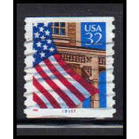 Used 2913 32c U.S. Flag Over Porch Very Fine CNS 78767 PA1009