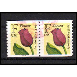 Used 2518 29c F Flower Very Fine CNP Left 1111 PA1210