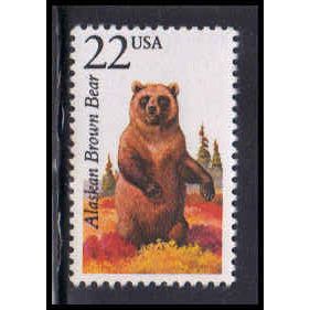 2310 22c Alaskan Brown Bear Fine MNH MA2842 (2)