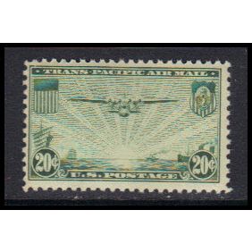 C21 20c China Clipper Just Clears MNH KA9891