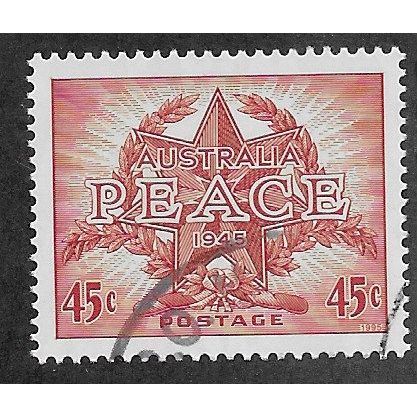 AUS 1995 45c '50TH ANN OF PEACE IN THE PACIFIC' FINE USED (EBID76-467)