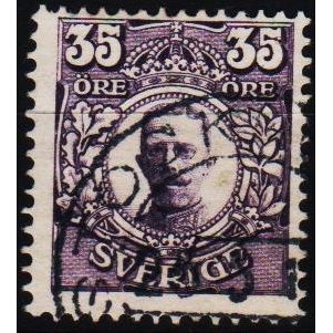 Sweden. 1910 35ore S.G.79 Used