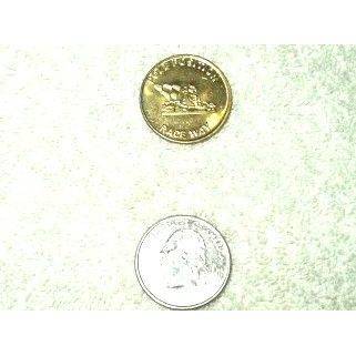 POLE POSITION RACEWAY ARCADE GAME TOKEN / COIN