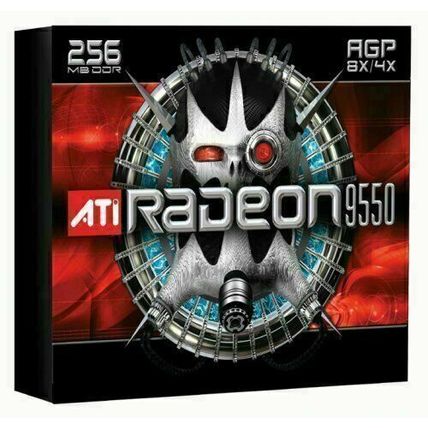ATI 100-437105 Radeon 9550 256MB 128-bit DDR AGP Video Card