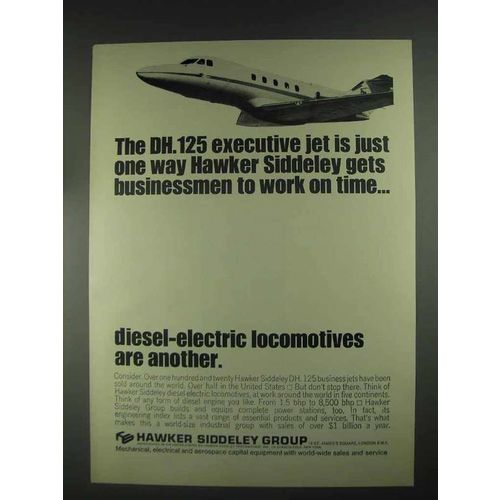 1967 Hawker Siddeley DH.125 Executive Jet Ad