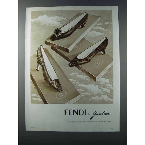 1981 Fendi by Garolini Shoes Ad