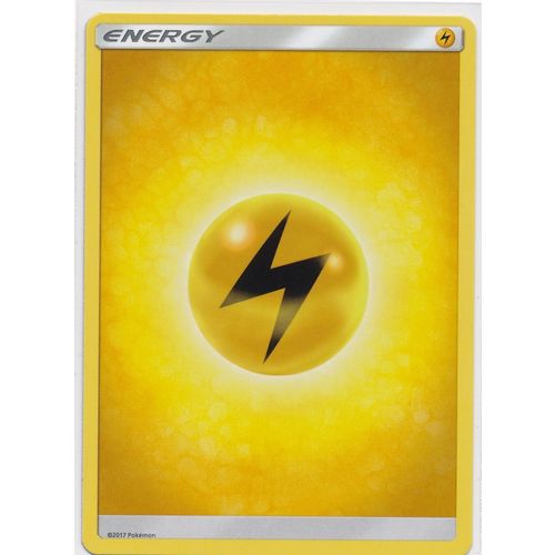Pokemon Sun & Moon Lightning Energy