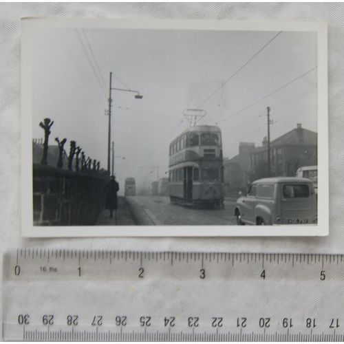 Photo Glasgow Tram no.1311 in 1959