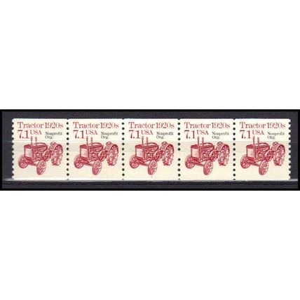 2127a 7.1c Tractor Very Fine MNH Dry Gum PNC 1/5 AA0341