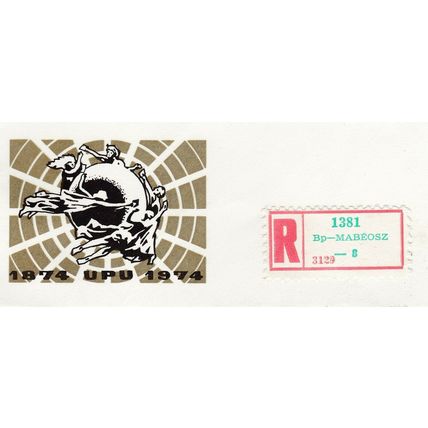 Hungary 1974 FDC Magyar Posta Universal Postal Union aviation first day cover X2