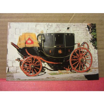 STATE COACH, BATH CARRIAGE MUSEUM. SOMERSET unused vintage postcard #
