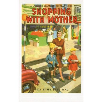 Shopping With Mother Road Safety Ladybird 1st Edition Book Postcard