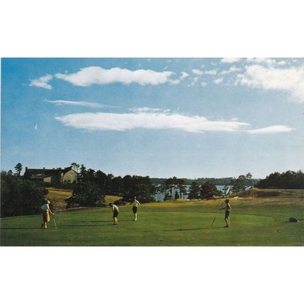 Coonamessett Golf Course North Falmouth Mass United States postcard unused VGC