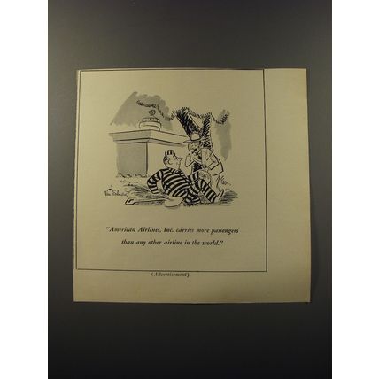 1953 American Airlines Ad - Prison Escape