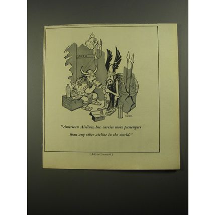 1956 American Airlines Advertisement - Opera Backstage