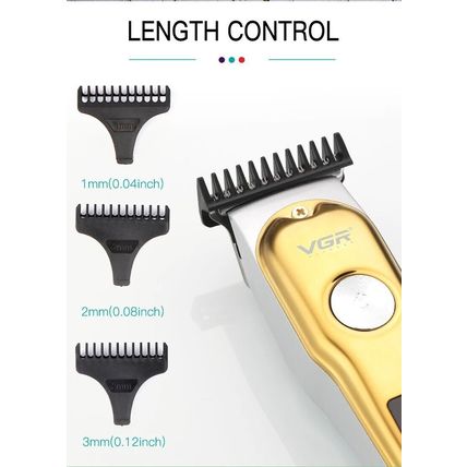 VGR Hair Clipper Cordless Hair Cutting Machine Mens Hair Clippers Shaver v-290