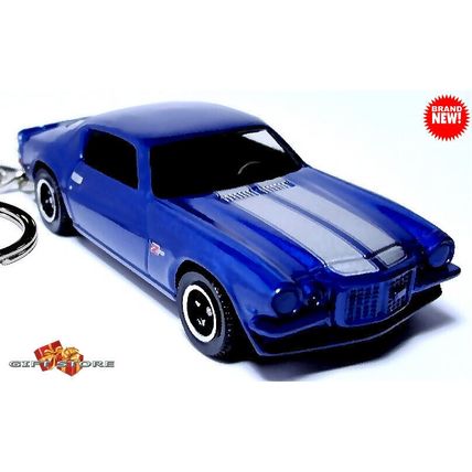 HTF KEYCHAIN 1970~71~72~1973 BLUE CHEVY CAMARO Z28 CUSTOM Ltd GREAT GIFT