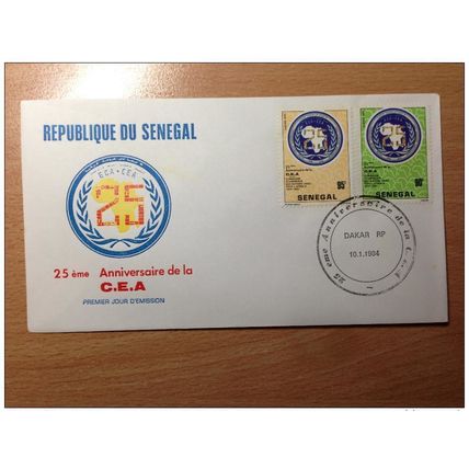 Sénégal FDC 1984 25e Anniversaire de la C.E.A. United Nations Nations Unies ONU