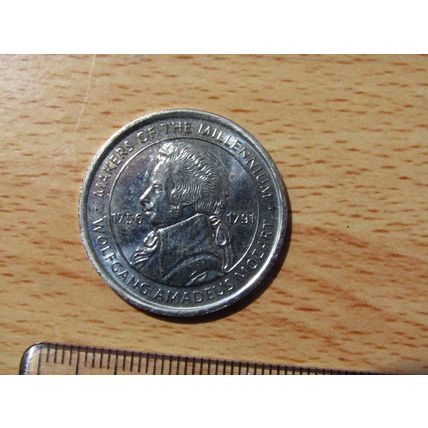 Makers of Millennium 2000 MOZART Medal (e655)